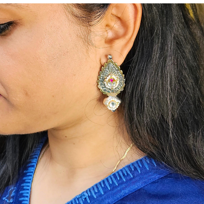 Vibrant Virasat Stud Earrings