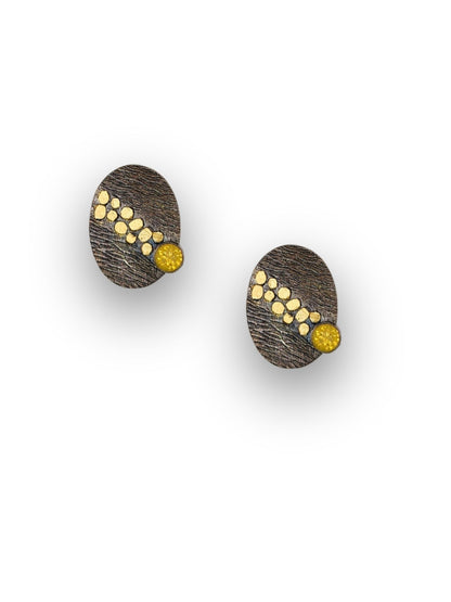 Viana Jewels Zoya Brass Earrings for Women 18K Gold Plated Handmade