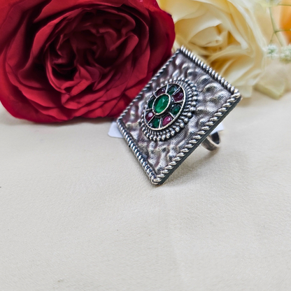 Heritage Crown Silver Replica Ring