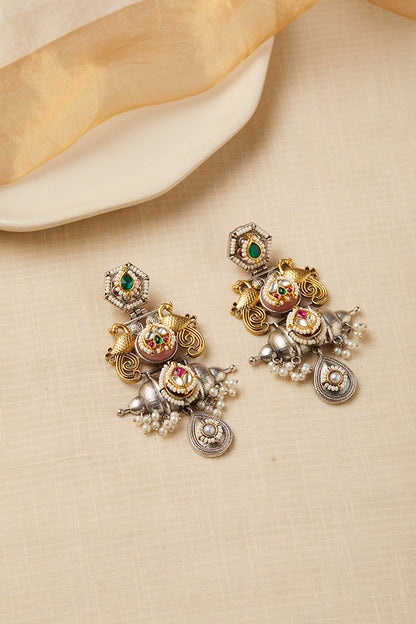 Viana Jewels Vaidehi Bridal Pachi Kundan Earrings