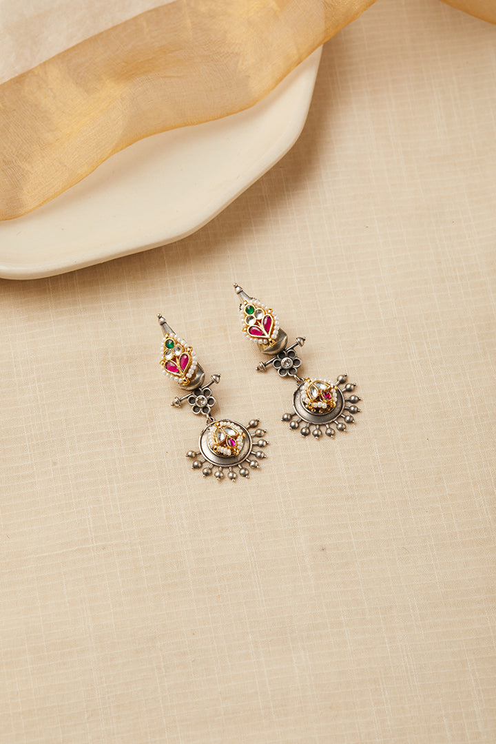 Viana Jewels Charvi Statement Pachi Earrings