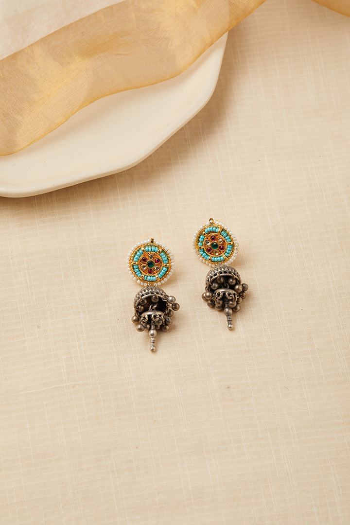 Viana Jewels Ira Classic Pachi Kundan Earrings