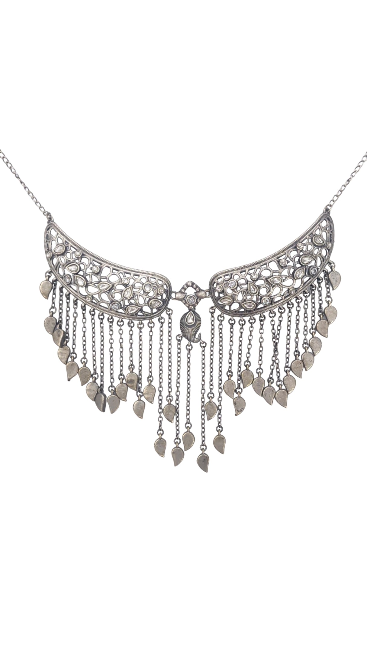 Avantika Silver Necklace