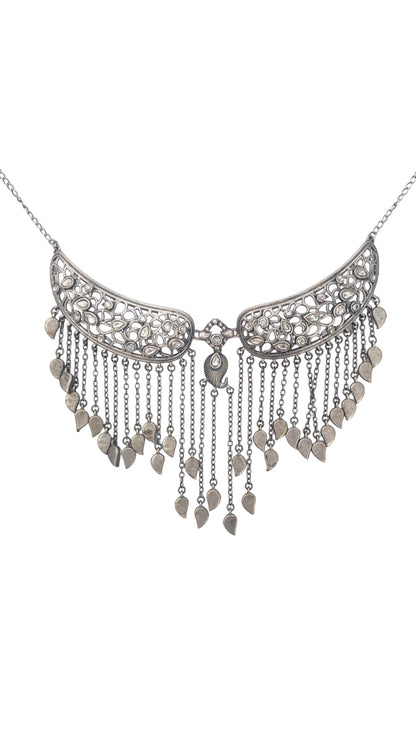 Avantika Silver Necklace