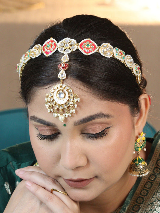 VIANA JEWELS Amrata Maangtikka Hairband