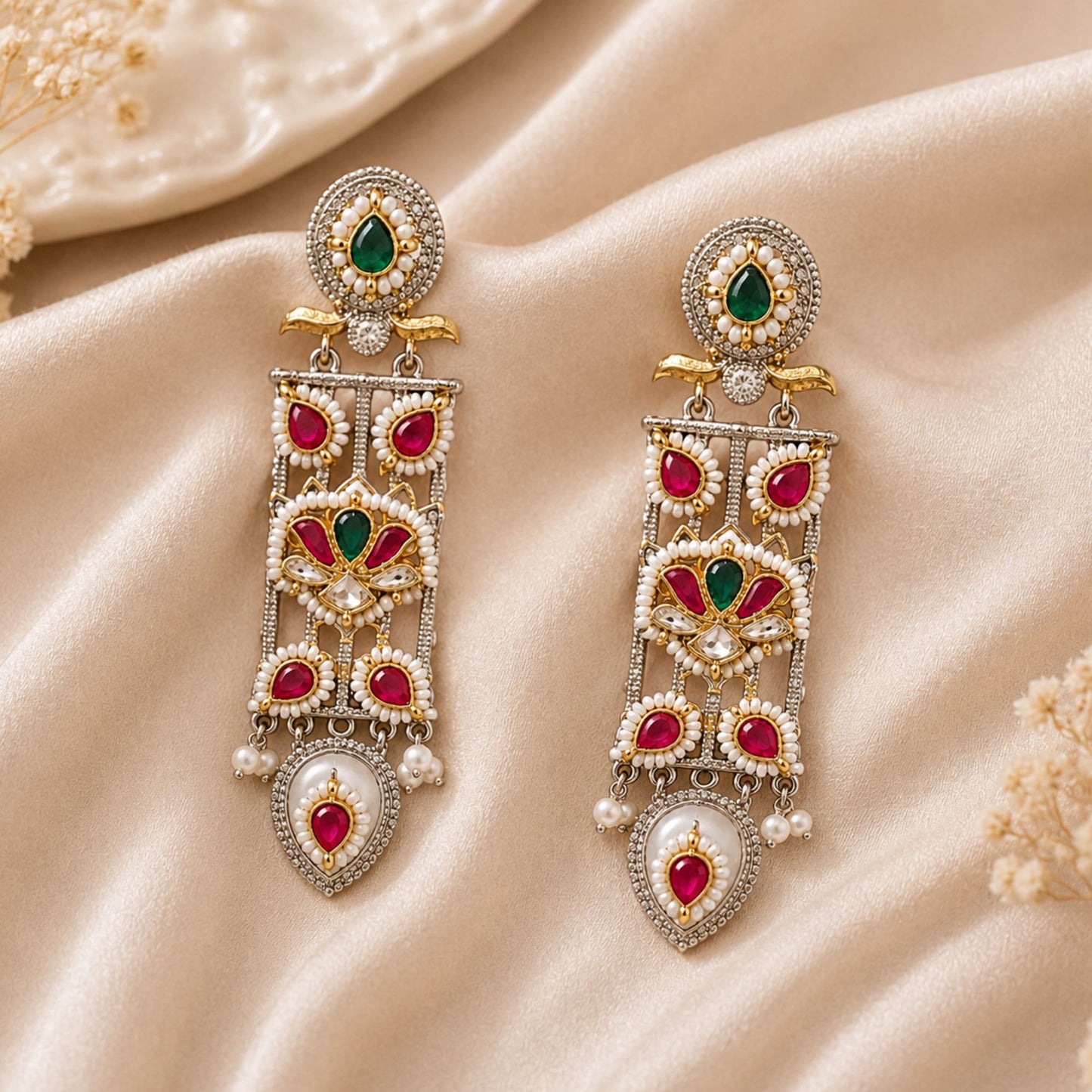 Viana Jewels Nandita Designer Pachi Earrings