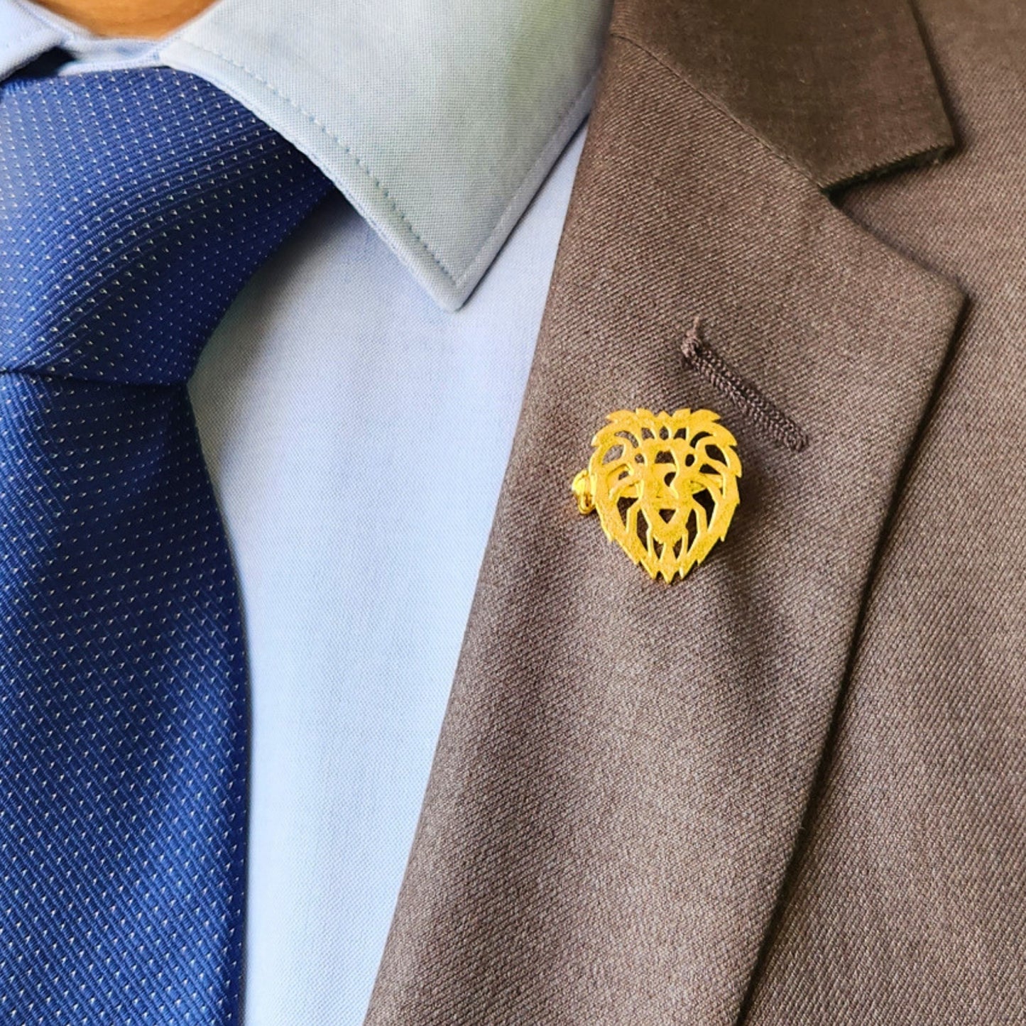 Viana Jewels Regal Lion Brooch