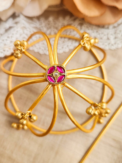 Viana Jewels Ghungroo Hair bun
