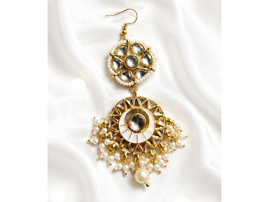 VIANA JEWELS Saundarya Rani Kundan Bridal Passa For Women