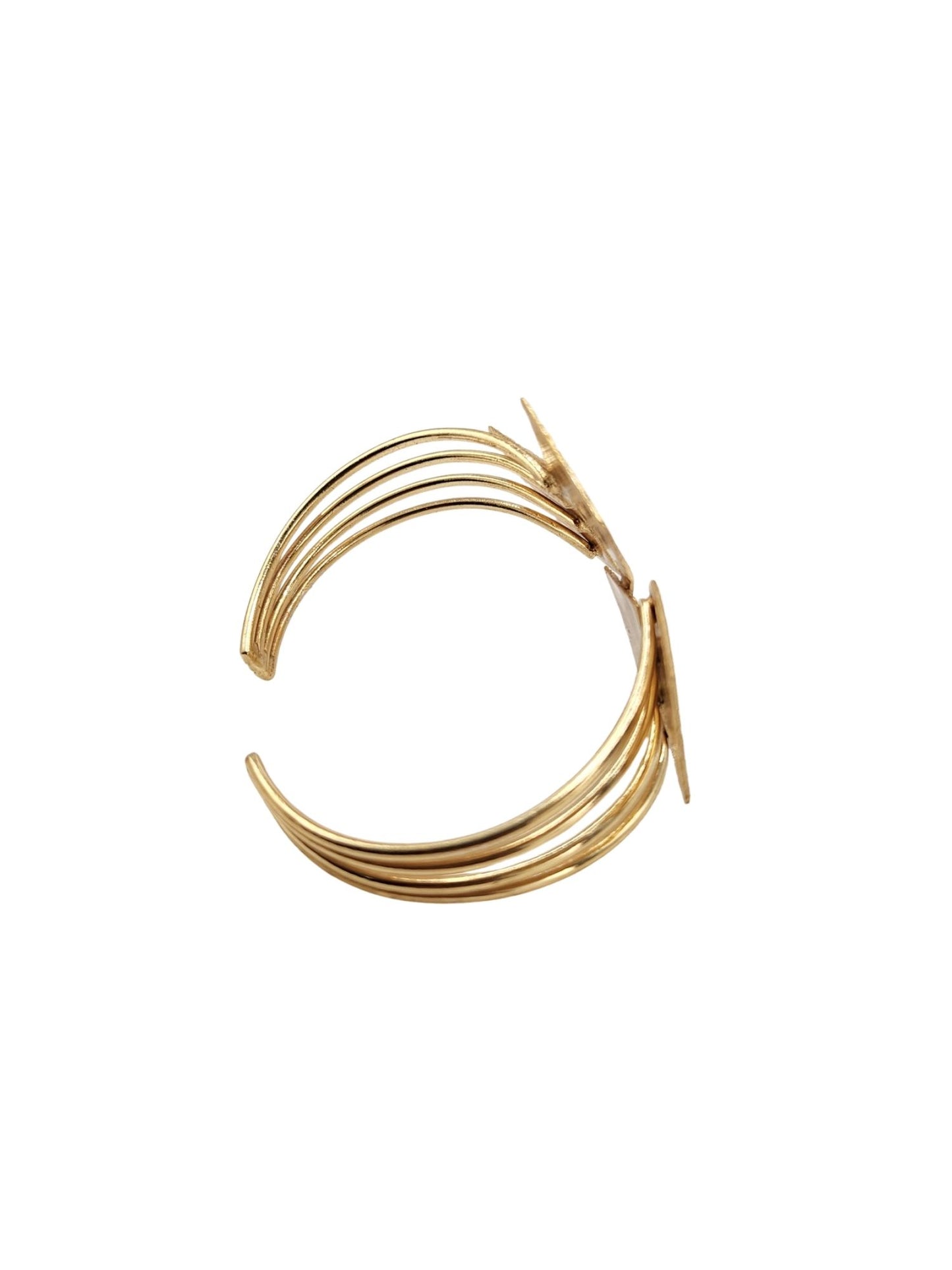 Viana Jewels Vanshika Adjustable Brass Bracelet for Women 18K Gold Plated