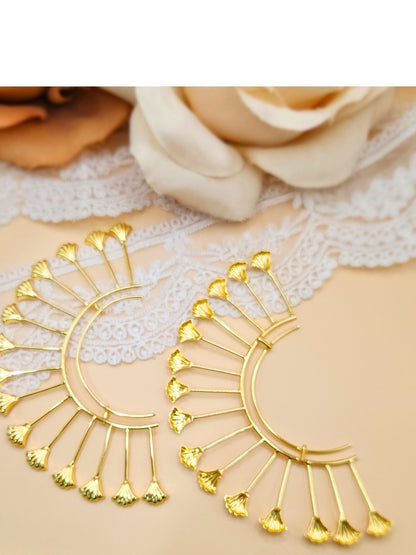 Viana Jewels Surya – Statement Brass Ear Cuff