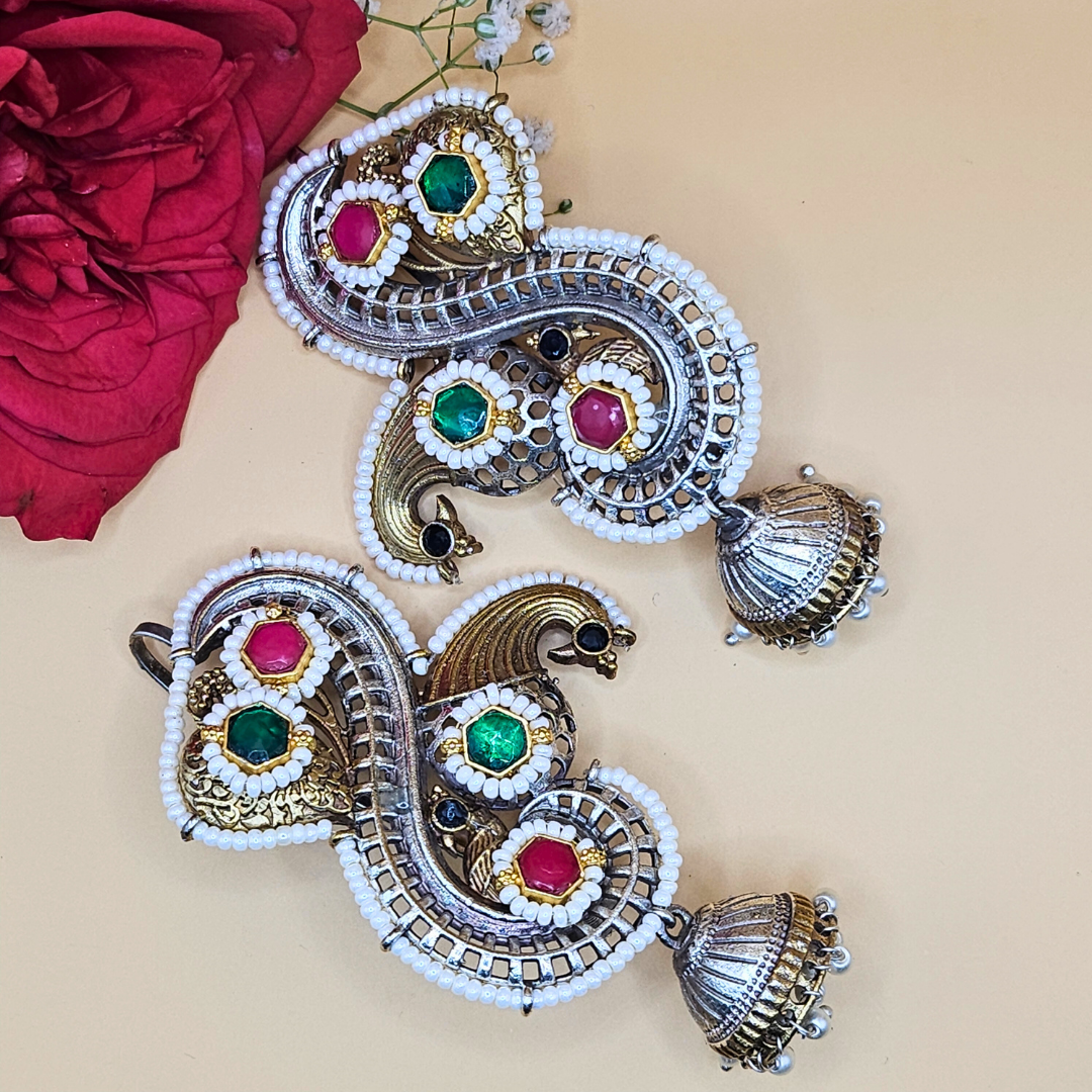 Dandiya Dreams Kundan Ear Cuffs