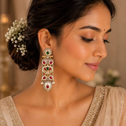 Viana Jewels Nandita Designer Pachi Earrings