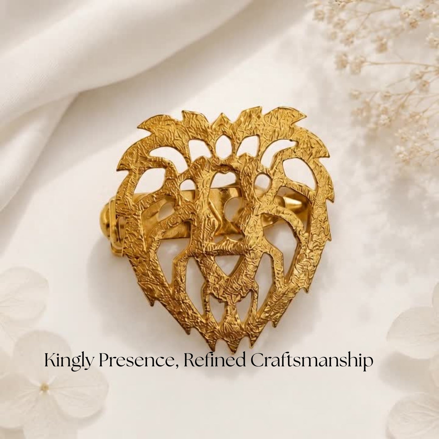 Viana Jewels Regal Lion Brooch