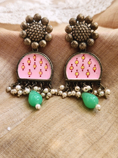 VIANA JEWELS Zareena Chandballi Earrings