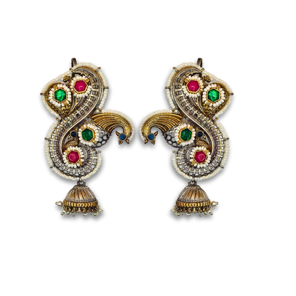 Dandiya Dreams Kundan Ear Cuffs