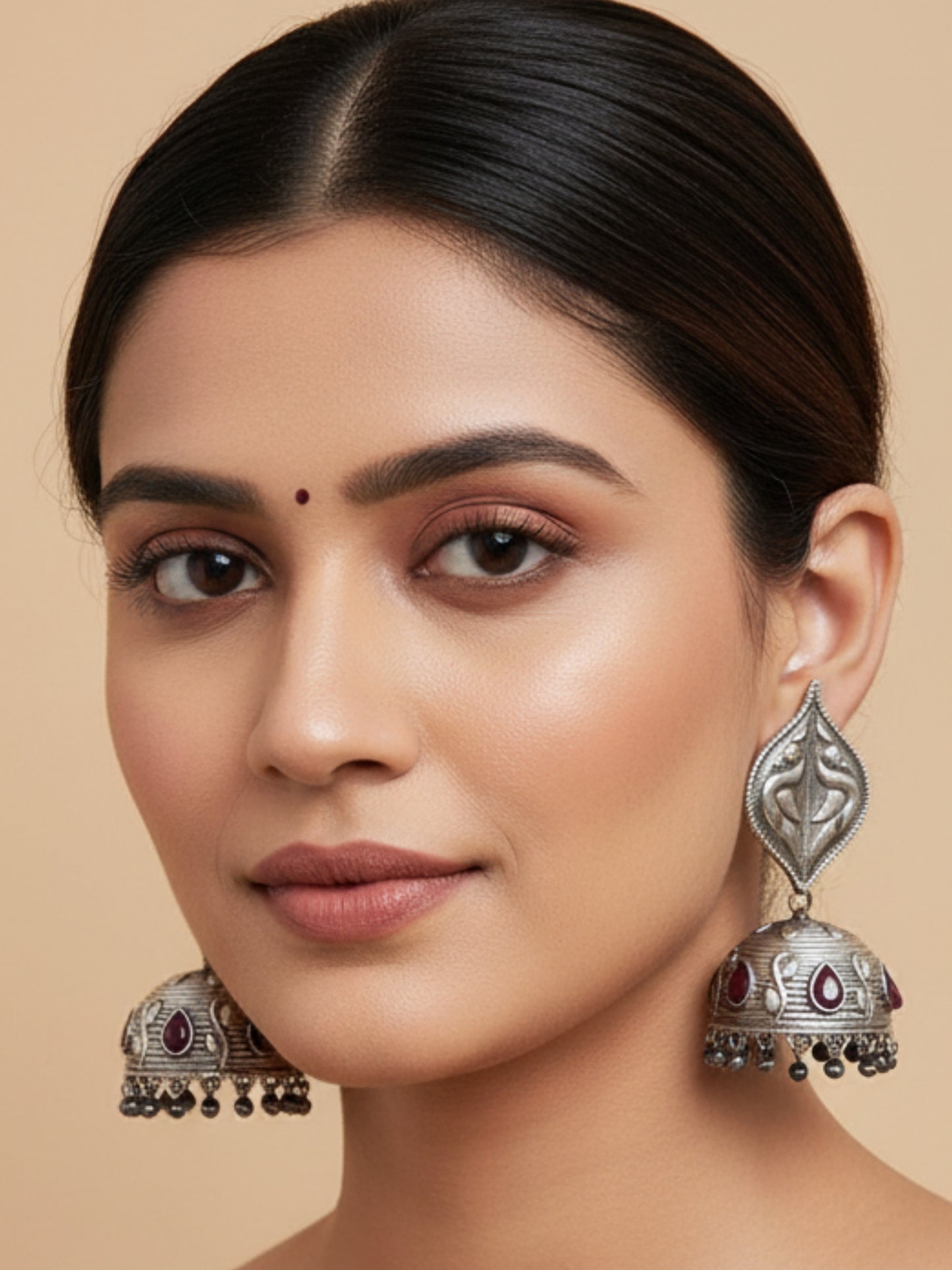 VIANA JEWELS Zaheen Jhumka Earrings