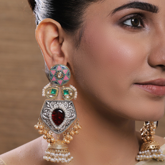 SAANJH KASHMIRI EARRINGS