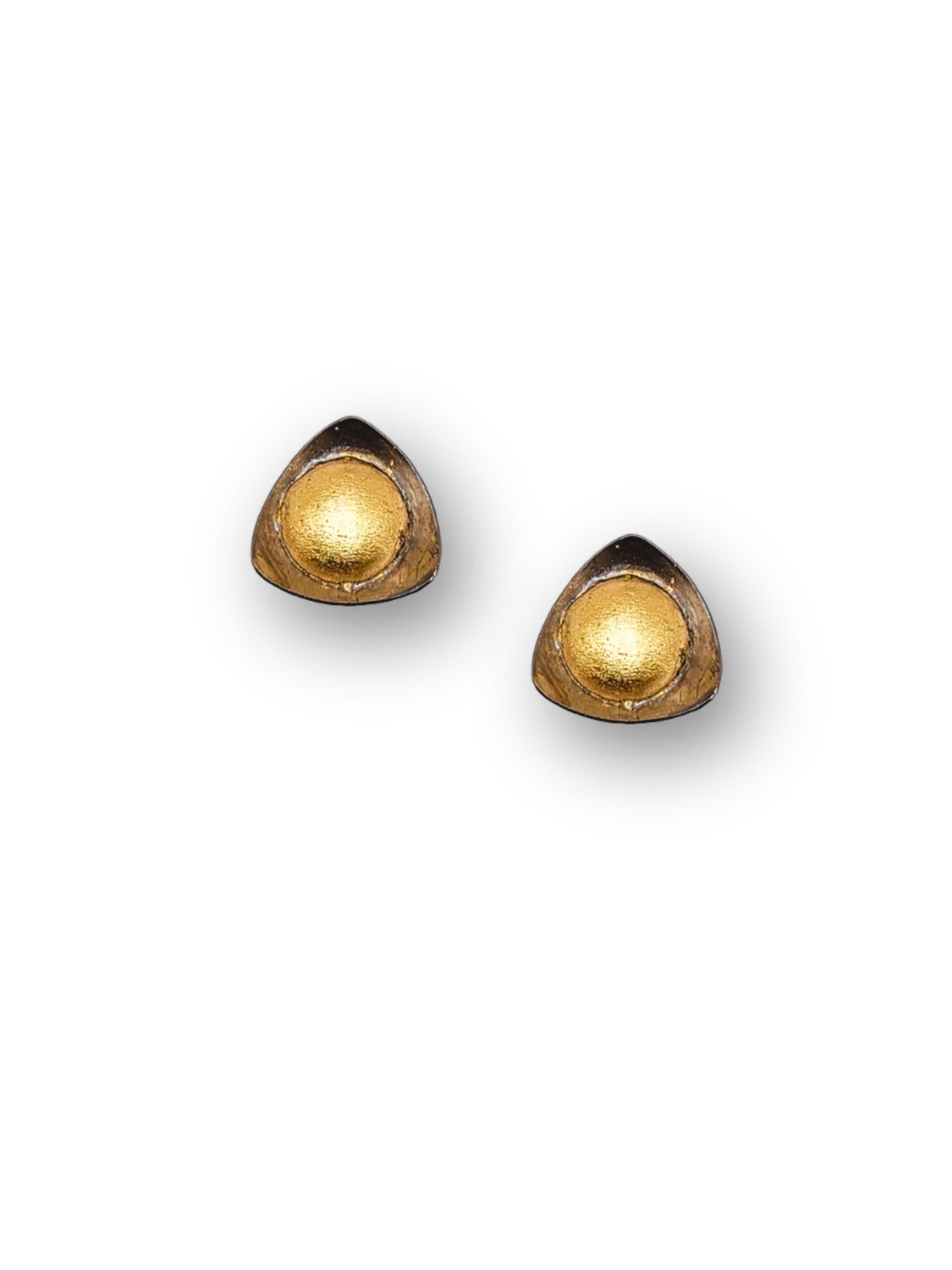 Viana Jewels Ziya Dual Tone Brass Earrings for Women 18K Gold Plated Handmade