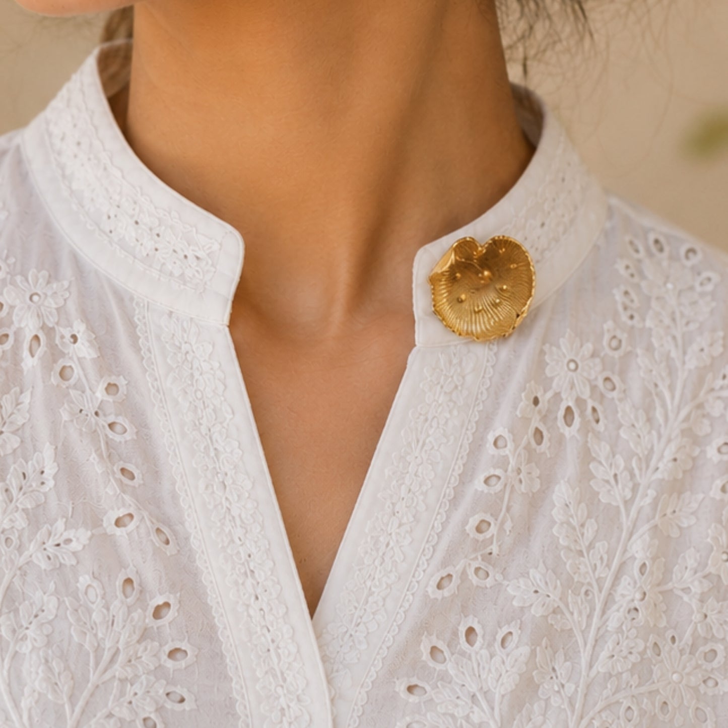 Viana Jewels Lotus Bloom Brooch
