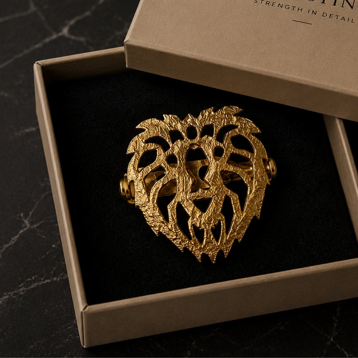 Viana Jewels Regal Lion Brooch