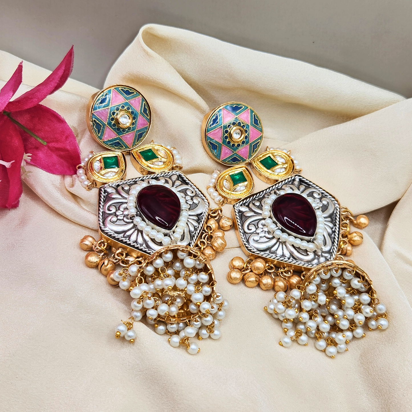 SAANJH KASHMIRI EARRINGS