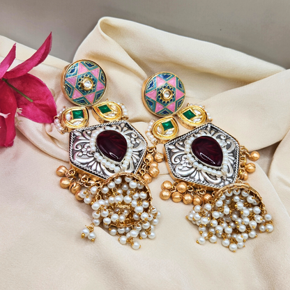 SAANJH KASHMIRI EARRINGS