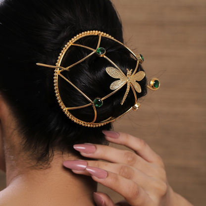 Dragonfly HairBun Accessory