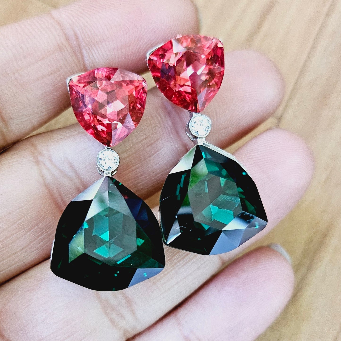 Swarovski Christmas Earrings