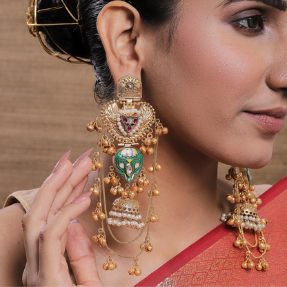 ADA Kasmiri Jhumka Earrings