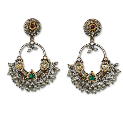 Pachi Pratibha Navratri Earrings