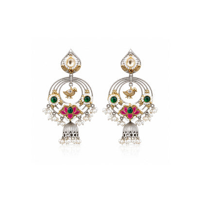 Viana Jewels Vedika Traditional Pachi Kundan Earrings