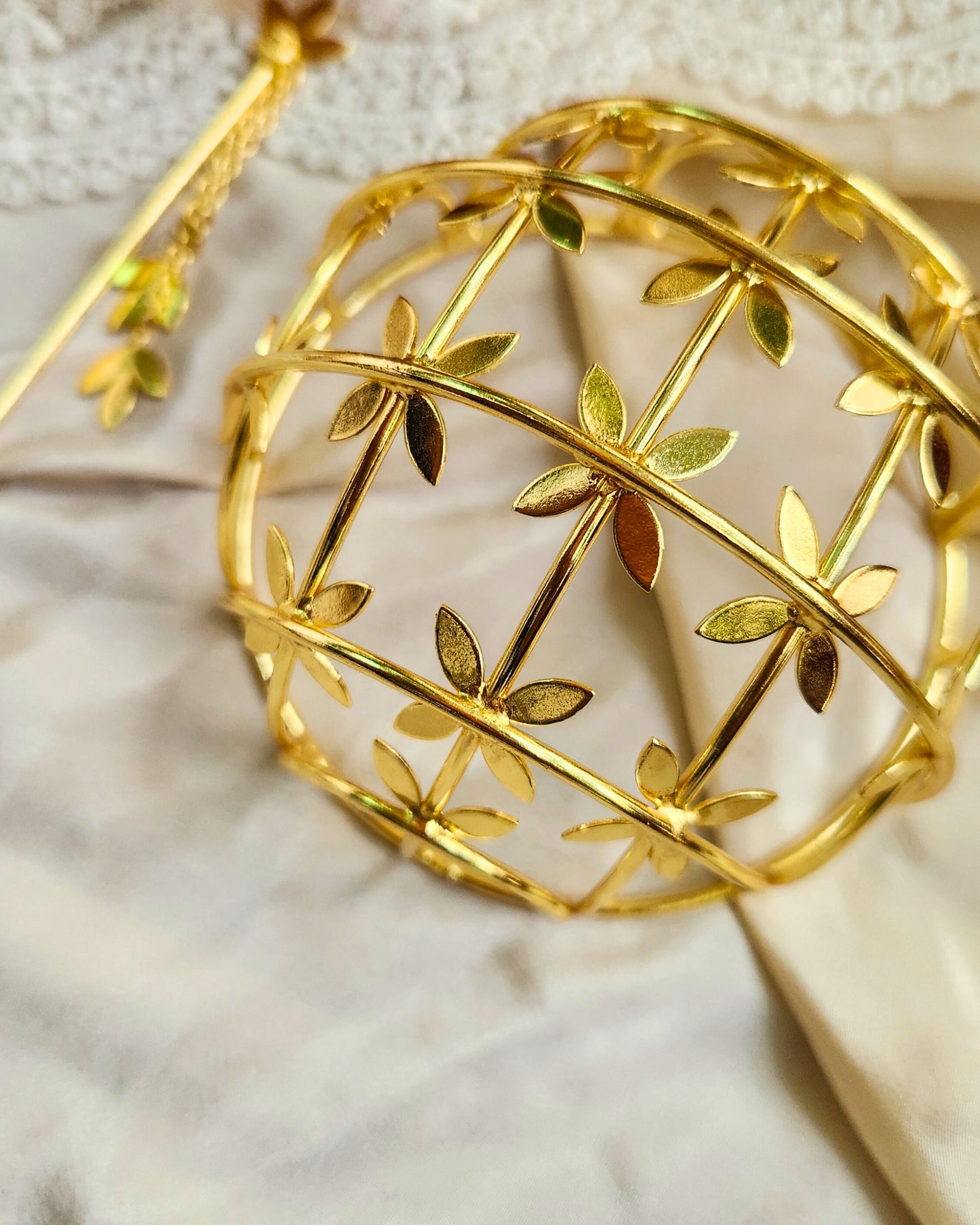 VIANA JEWELS Bahara Hair Bun Cage