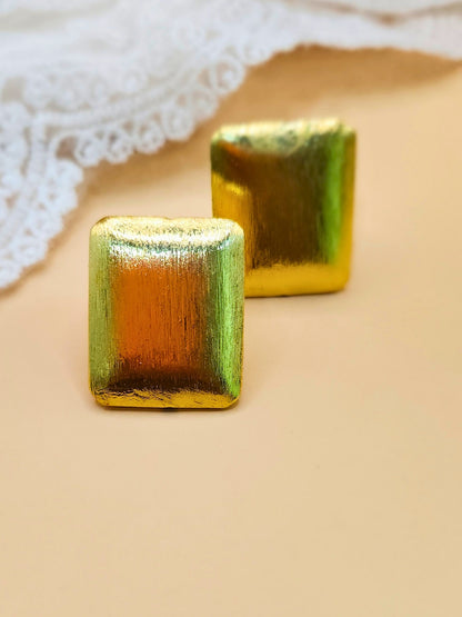 Viana Jewels Block Stud Earrings