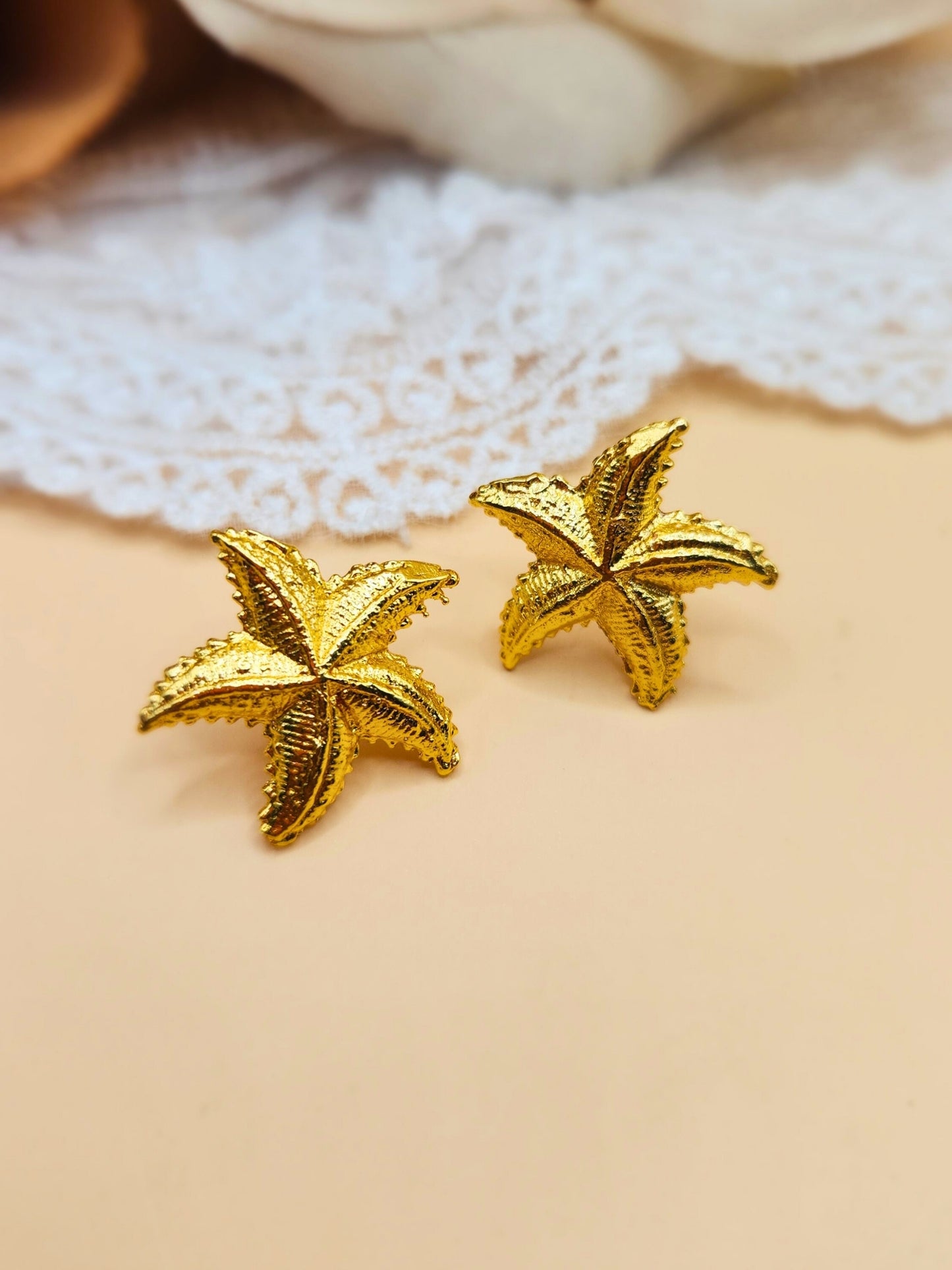Viana Jewels Starfish Studs Earrings