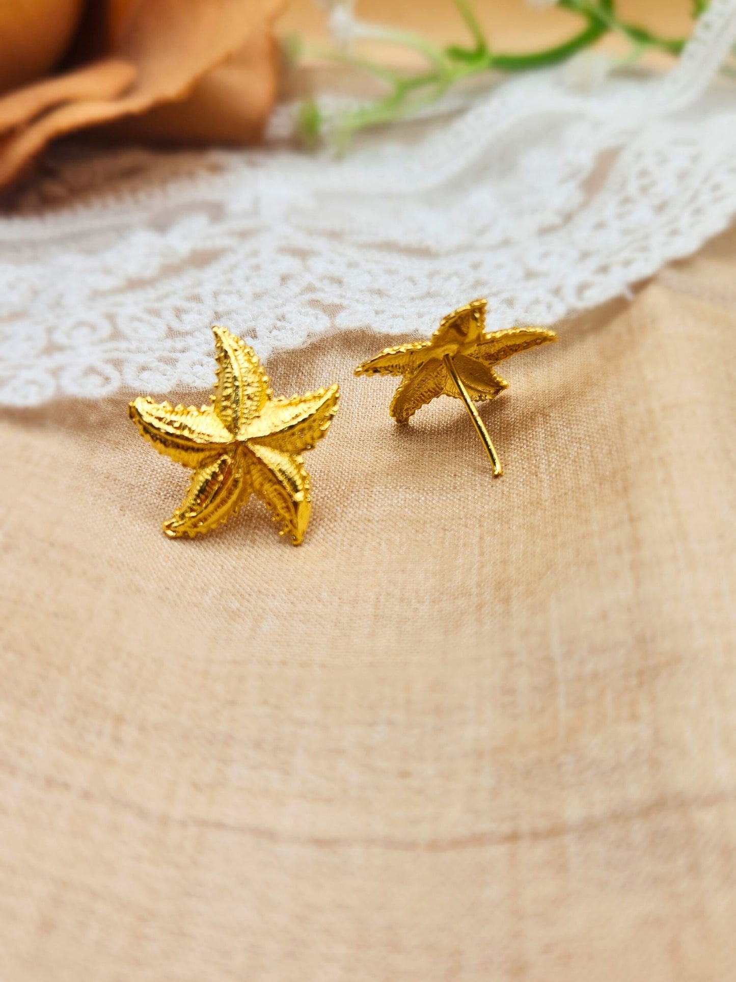 Viana Jewels Starfish Studs Earrings