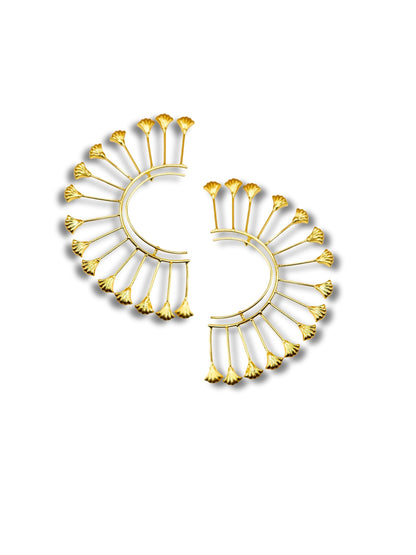 Viana Jewels Surya – Statement Brass Ear Cuff