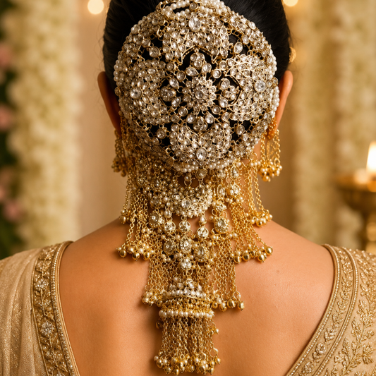Bridal Hair Bun Kalera