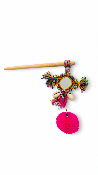 VIANA JEWELS Boho Mirror Juda & Décor Hanging Charm For Women