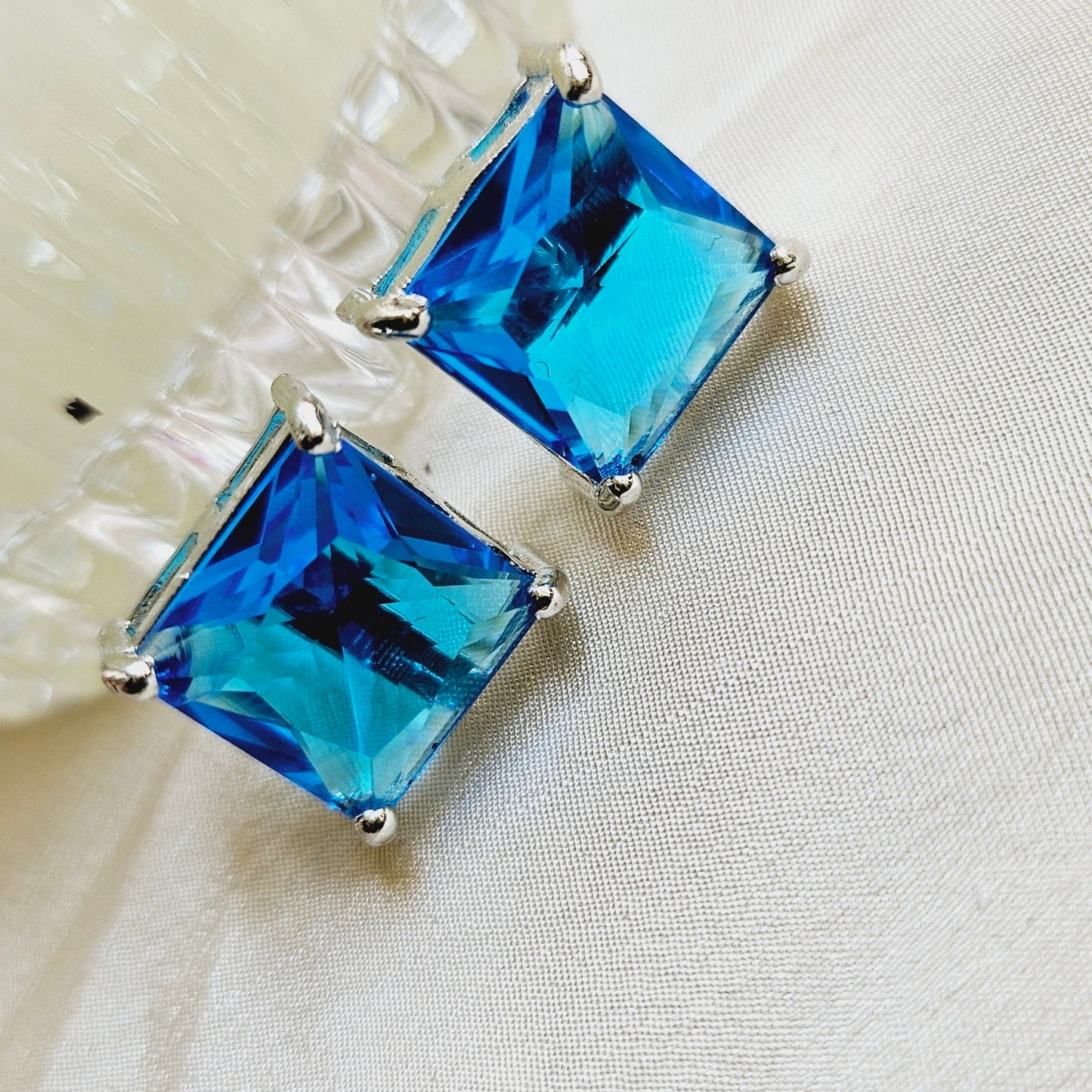 Sapphire Stud Earring