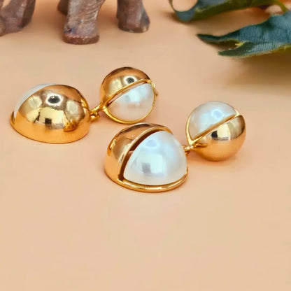 Pearl Fusion earrings for Girls and Women