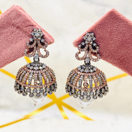 Stylish Stone Jhumki