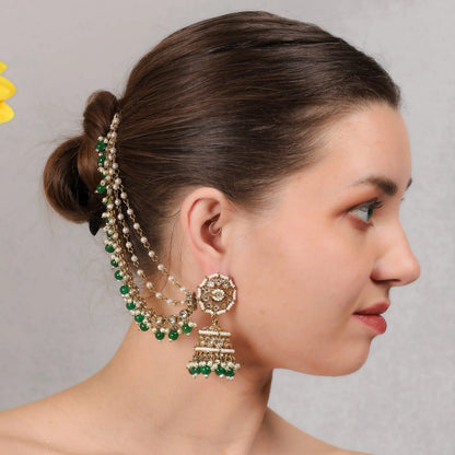 Ajestic Mughal Legacy Earrings