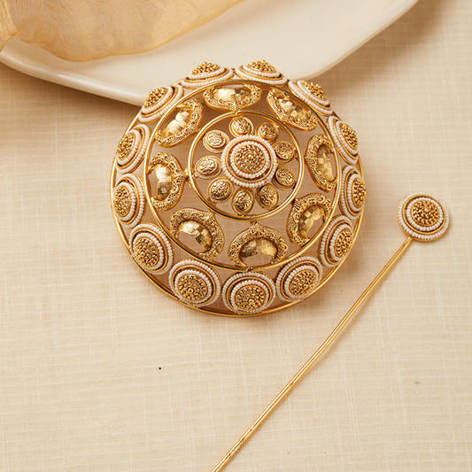 Viana Jewels Temple Hair bun