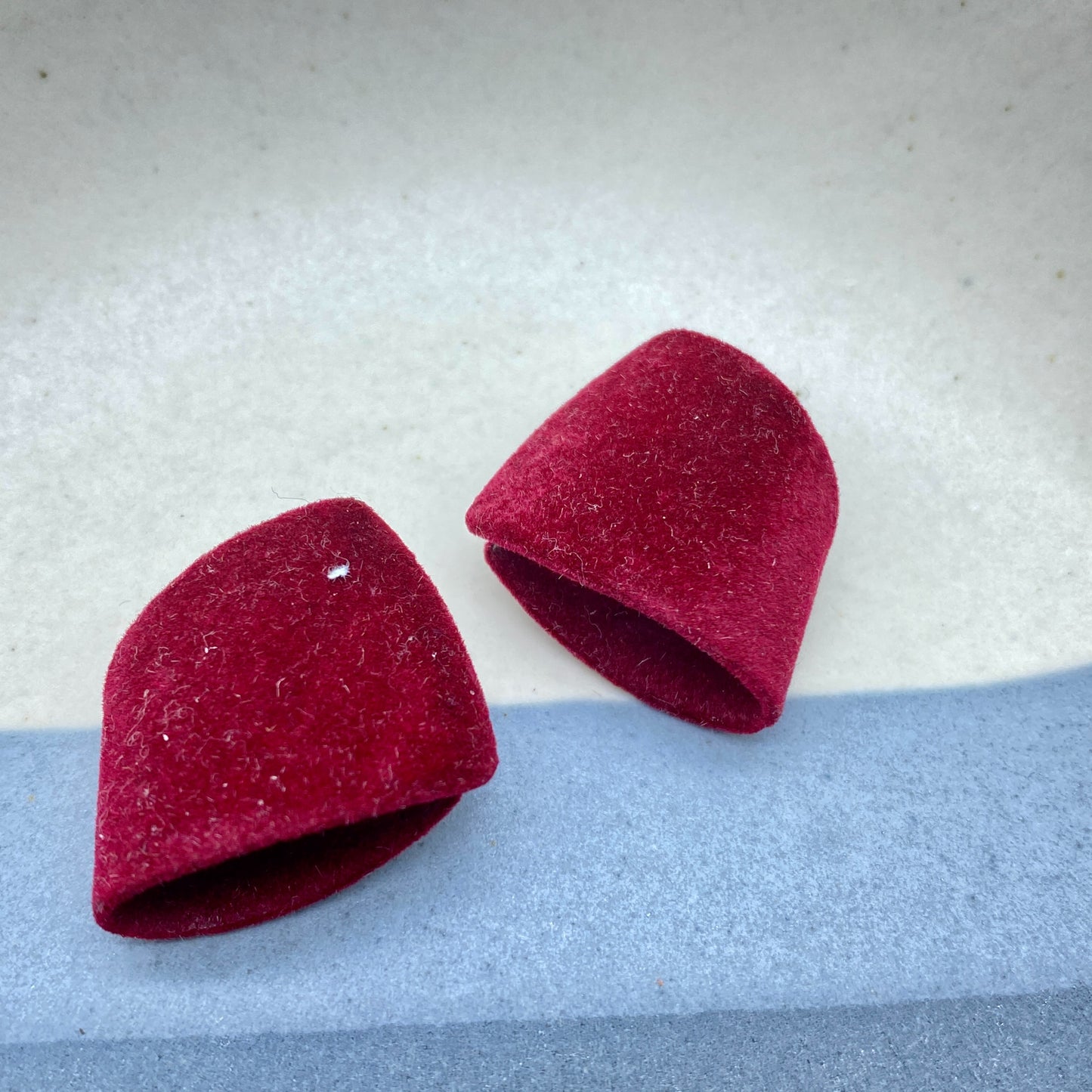 Red Velvet Studs