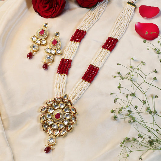 Madhuri Kundan Haar Necklace