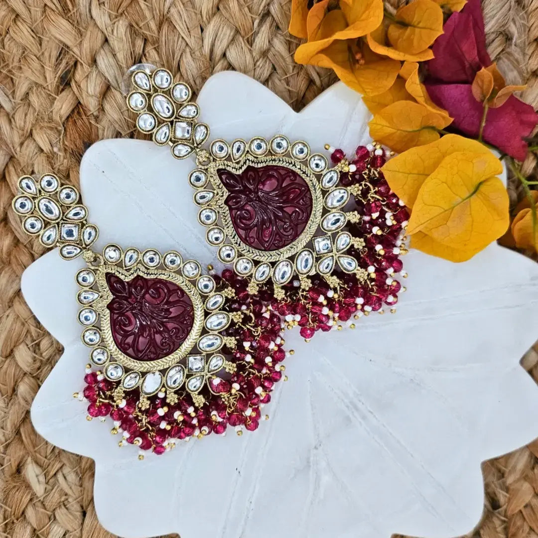 Opulent Mughal Adornments Earrings