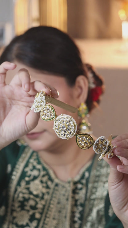 VIANA JEWELS Apara Maangtikka Hairband
