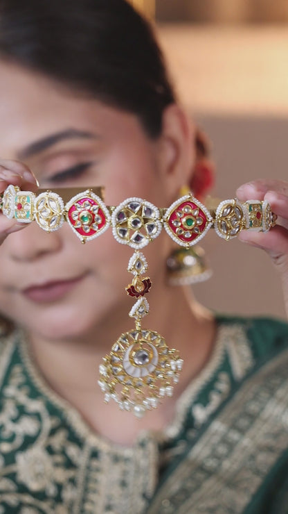 VIANA JEWELS Amrata Maangtikka Hairband